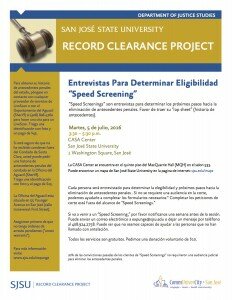 Speed Screening July 5 - Spanish